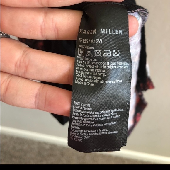 KAREN millen ruched print dress - Picture 8 of 8